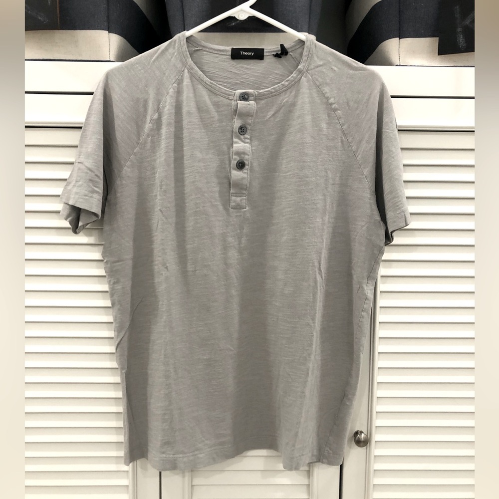 Theory Men’s short sleeve Henley tahirt